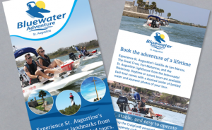Bluewater Adventure Rack Card Design