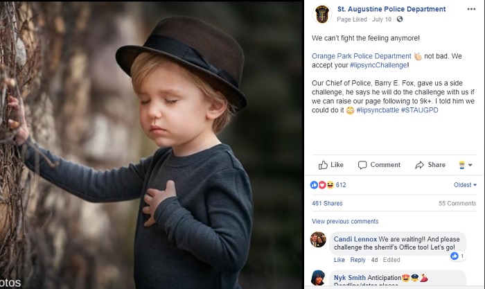 St. Augustine Police Department Facebook Post St. Augustine Police Department Facebook Post